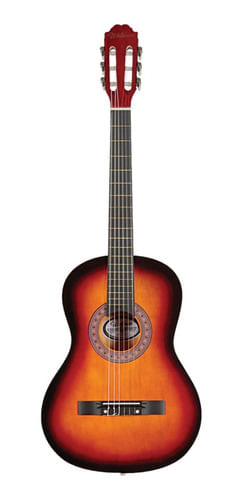 VIOLAO 6 CORDAS NYLON ACUSTICO SUNBURST CLASS ONE CL-1 SB WALDMAN