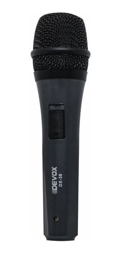 MICROFONE COM FIO DE MAO C/ CHAVE DX38 DEVOX