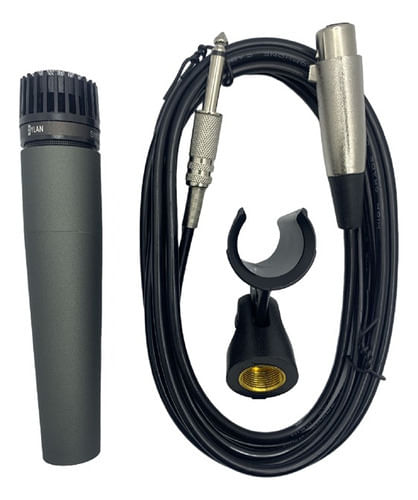 MICROFONE DE FIO E MAO DINAMICO SMD-57 DYLAN
