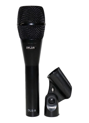 MICROFONE COM FIO DE MAO DINAMICO SUPER CARDIOIDE DLS-9 DYLAN
