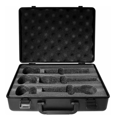 CASE PLASTICO PARA 3 MICROFONES WALDMAN