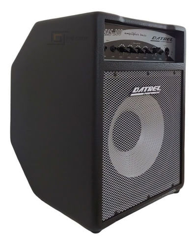 CUBO AMPLIFICADOR PARA BAIXO 12 POLEGADAS 200W CONE ALUMINIO BAS200 DATREL