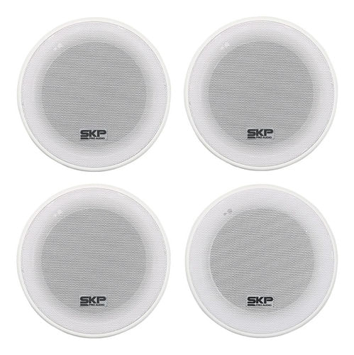 KIT ARANDELA SOM AMBIENTE ATIVA E PASSIVA 160W BLUETOOTH PRO AUDIO INSTALL KIT X4 SKP