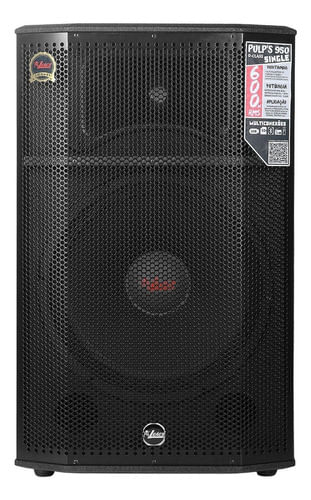 CAIXA DE SOM ATIVA 15 POLEGADAS 600W BIVOLT PULPS 950 SINGLE FR PULPS LEACS