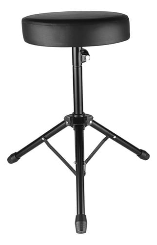 BANCO PARA BATERIA REDONDO BB-30 PRETO LUMINOS