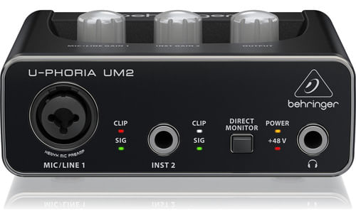 INTERFACE DE AUDIO USB UM2 BEHRINGER