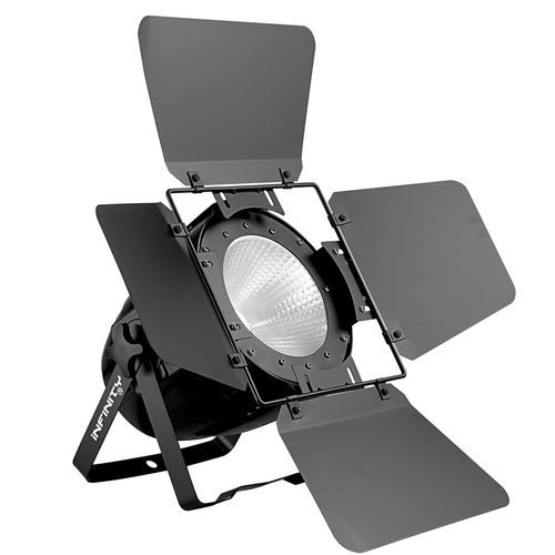 REFLETOR LED PAR 64 1 LED 200W COB BRANCO 3000K - 6000K COM BARN DOOR COB200IF INFINITY