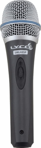 MICROFONE COM FIO MAO COM CHAVE E MALETA SML48SP LYCO