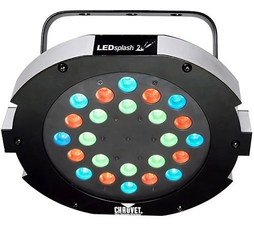 REFLETOR DE LED SLIM 24 LEDS 1W RGB LED SPLASH 2 CHAUVET