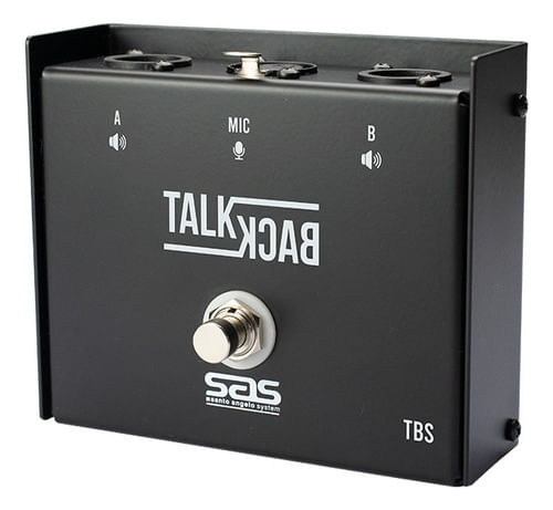 PEDAL TALK BACK PARA MICROFONE SEM TRAVA SEM LED TBS SAS