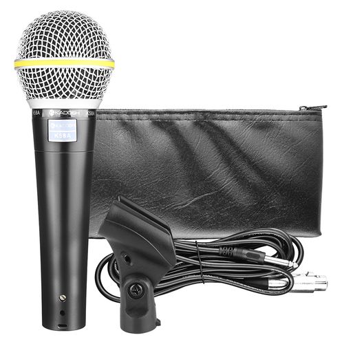 MICROFONE COM FIO DE MAO TIPO SM58 K58A KADOSH
