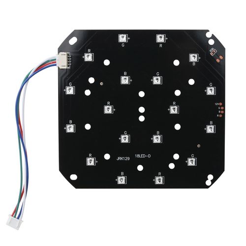PLACA DE LED PARA REPOSIÇÃO COM 18 LEDS 1W RGB SLIM PAR 18 LUMINOS