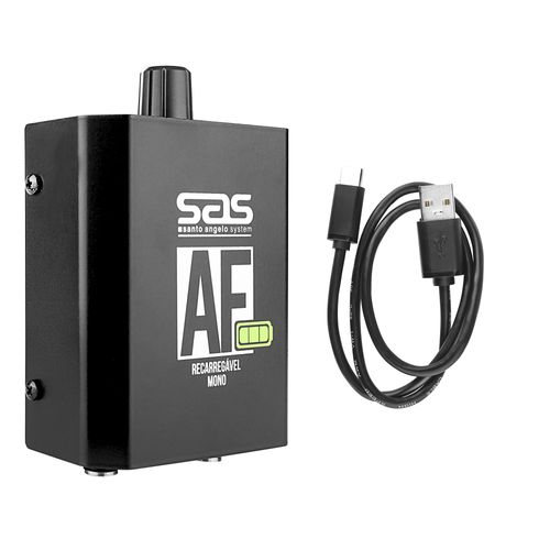 AMPLIFICADOR DE FONE 1 CANAL MONO RECARREGAVEL AFR SANTO ANGELO