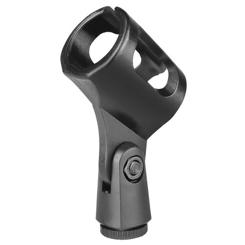 SUPORTE PARA MICROFONE TIPO CACHIMBO LC-01 RETO PRETO LUMINOS