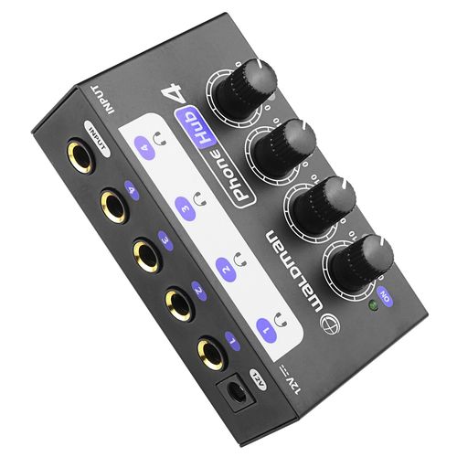 AMPLIFICADOR DE FONE 4 CANAIS PHONE HUB 4 PH-4 WALDMAN