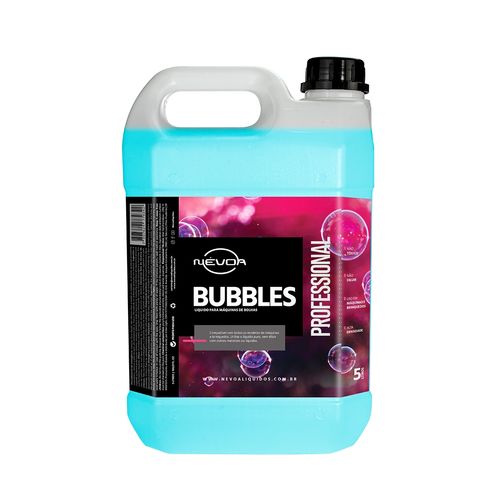 LIQUIDO PARA MAQUINA DE BOLHAS 5 LITROS BUBBLES NEVOA