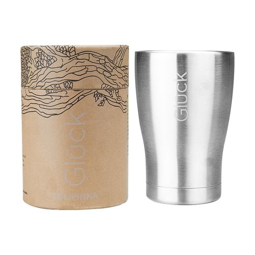 COPO TERMICO ROSSI SILVER STEEL - GLUCK (354ML) CB486