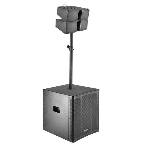 KIT CAIXA DE SOM ATIVA 1 SUBWOOFER 15 POLEGADAS + 2 VIAS ALTAS BIVOLT VORTEX 415 DSP SONOROS