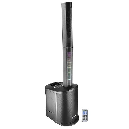 CAIXA DE SOM ATIVA 400W BLUETOOTH COM SISTEMA VERTICAL ARRAY ONE PLAY TOWER SONOROS