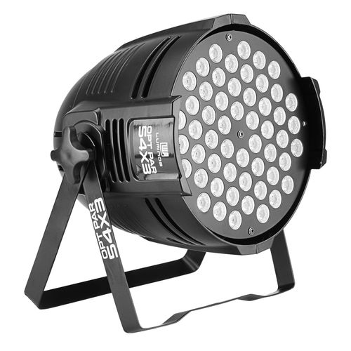 REFLETOR LED PAR 64 54 LEDS 3W RGBW OPT SPOT PRO 54X3 RGBW  LUMINOS