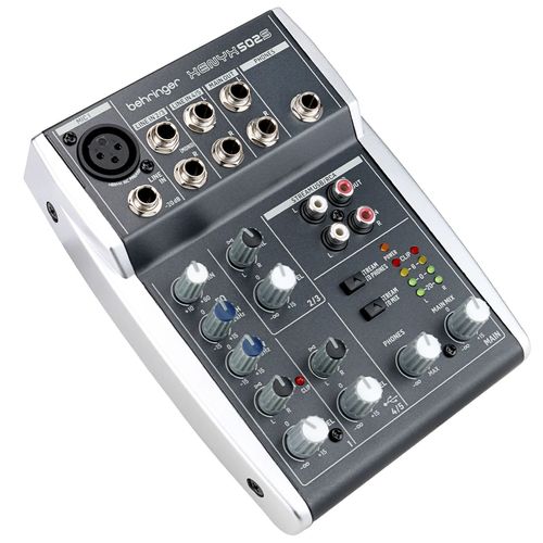 MESA DE SOM 5 CANAIS XENYX 502S USB BIVOLT BEHRINGER