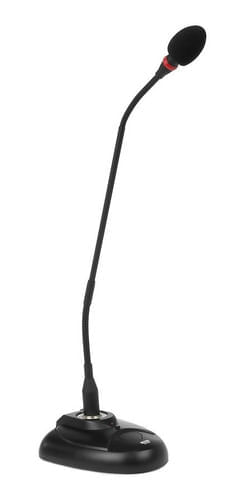MICROFONE DE MESA COM FIO GOOSENECK COM BASE E ALERTA GM22 CSR