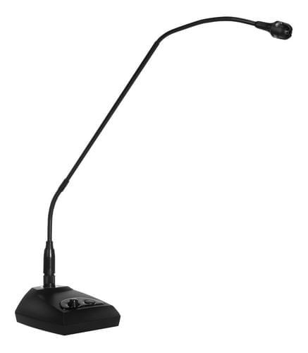 MICROFONE DE MESA COM FIO GOOSENECK CONDENSADOR HASTE FLEXIVEL 68CM SK-MC170 SKYPIX