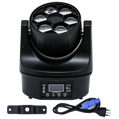 MOVING HEAD MINI BEE EYE 6 LEDS RGBW 15W OSRAN SKMBEE SKYPIX