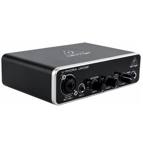 INTERFACE DE AUDIO USB 2 CANAIS UMC22 BEHRINGER