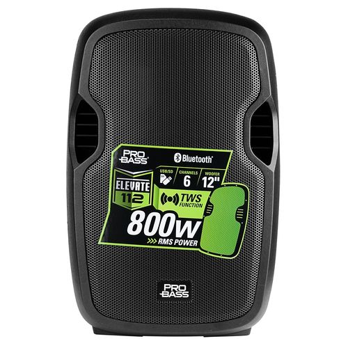 Caixa de Som Ativa 12" 800W Elevate 112 Probass