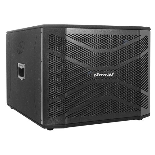 CAIXA DE SOM ATIVA SUBWOOFER 15 POLEGADAS BIVOLT OPSB3215X PRETO ONEAL