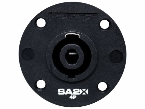CONECTOR SPEAKON FEMEA 4V REDONDO PAINEL SA2X