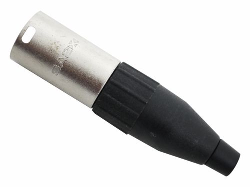 CONECTOR XLR CANON MACHO NIQUELADO SA2X