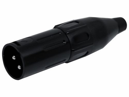 CONECTOR XLR CANON MACHO PRETO CSR 1030 BK CSR