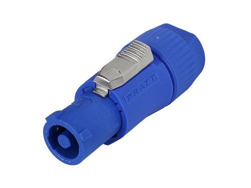 CONECTOR POWERCON MACHO IN 3 VIAS AZUL PRATT