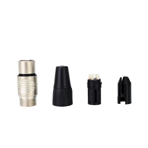 CONECTOR XLR CANON FEMEA NIQUELADO RC3F REAN