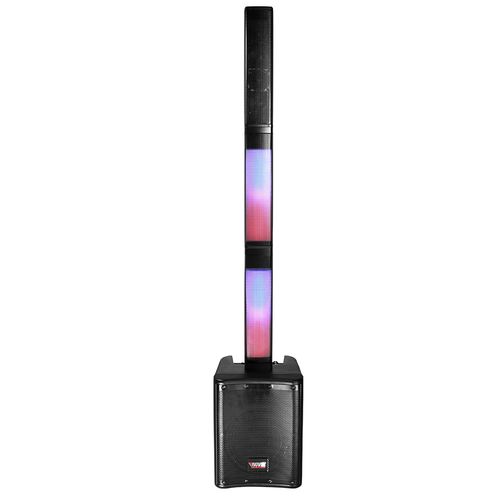 CAIXA DE SOM ATIVA 400W BLUETOOTH BATERIA COM SISTEMA VERTICAL ARRAY STAGE-8 PRO NOVIK