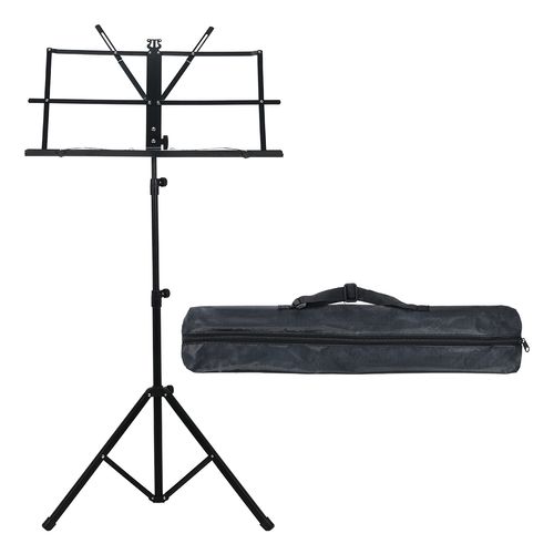 SUPORTE PARA PARTITURA ARTICULADA COM BAG PRETO MSP-001 MXT