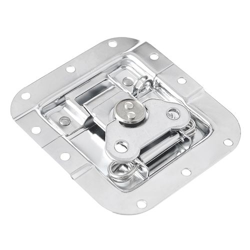 FECHO BORBOLETA MEDIO CROMADO COM PORTA CADEADO LU-F09 LUMINOS