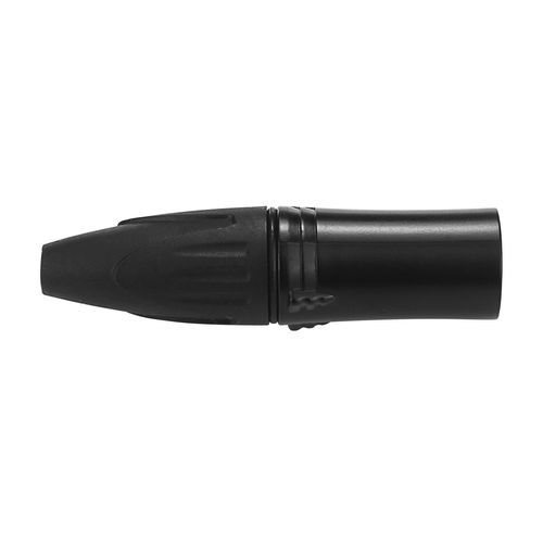 CONECTOR XLR CANON MACHO 3 PINOS PRETO XLR503 DEVOX