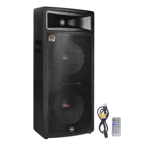 CAIXA DE SOM ATIVA 2 FALANTES 15 POLEGADAS 450W COM BLUETOOTH BIVOLT FIT 850A LEACS