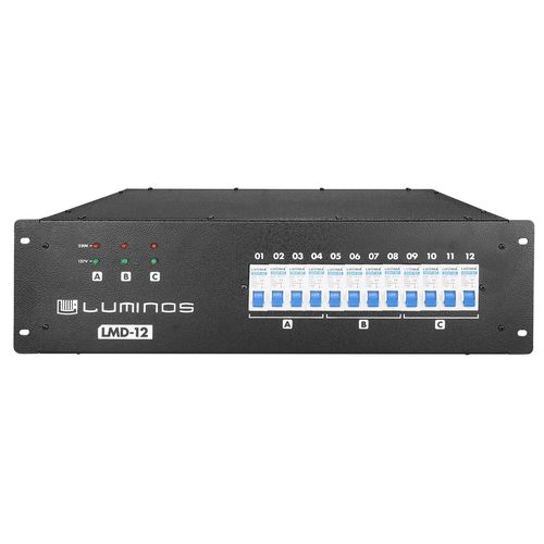 MODULO DISJUNTOR 12 CANAIS 4KW TOMADA 20A LMD-12 LUMINOS