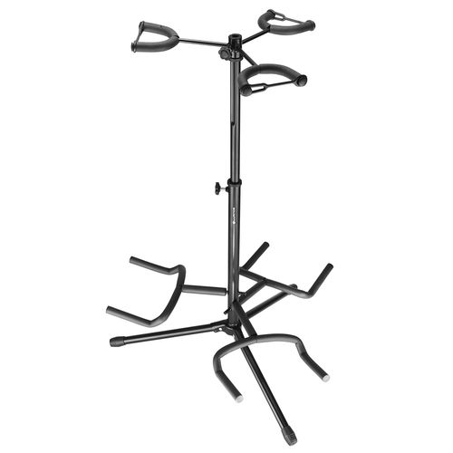 SUPORTE PARA 3 INSTRUMENTOS DE CORDA DE PISO COM REGULAGEM DE ALTURA L-3G LUMINOS