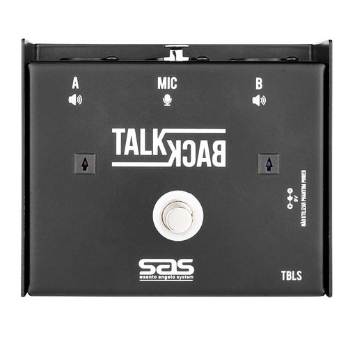 PEDAL TALK BACK PARA MICROFONE SEM TRAVA E LED TBLS SAS