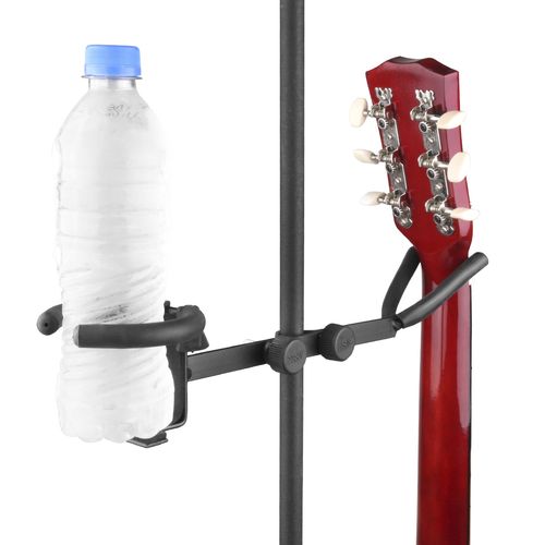 SUPORTE CLAMP DUPLO MULTIFUNCIONAL PORTA COPO E DESCANSO INSTRUMENTO PRETO C6 ASK