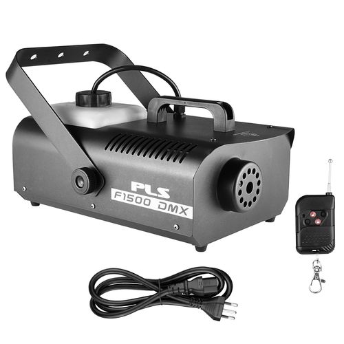 MAQUINA DE FUMAÇA 1500W 220V COM CONTROLE REMOTO DMX F-1500 PLS