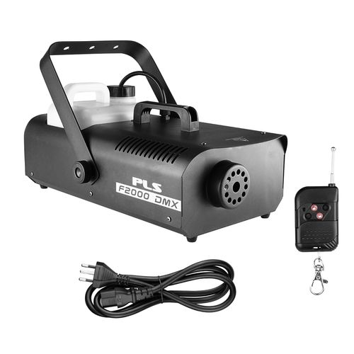 MAQUINA DE FUMAÇA 2000W 220V COM CONTROLE REMOTO DMX F-2000 PLS
