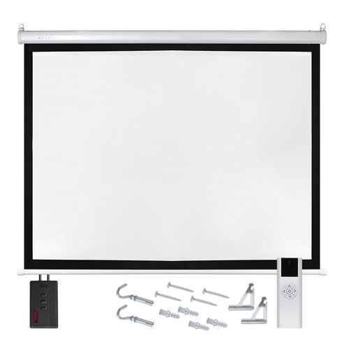 TELA PARA PROJECAO 120 POLEGADAS RETRATIL ELETRICA 220V CSR