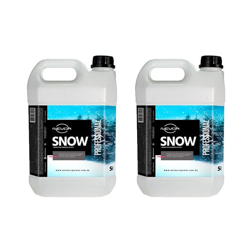 KIT 2 LIQUIDO PARA MAQUINA DE NEVE 5 LITROS SNOW NEVOA