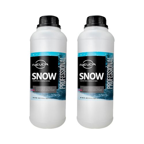 KIT 2 LIQUIDO PARA MAQUINA DE NEVE 1 LITRO SNOW NEVOA